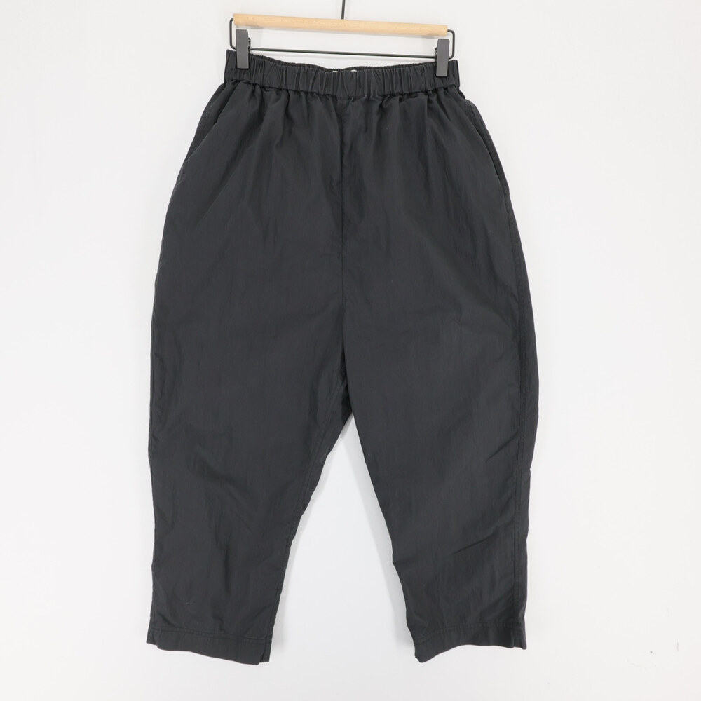 Co Collection Pants Womens S Black Essentials Elastic Waist Crop Cotton Nylon